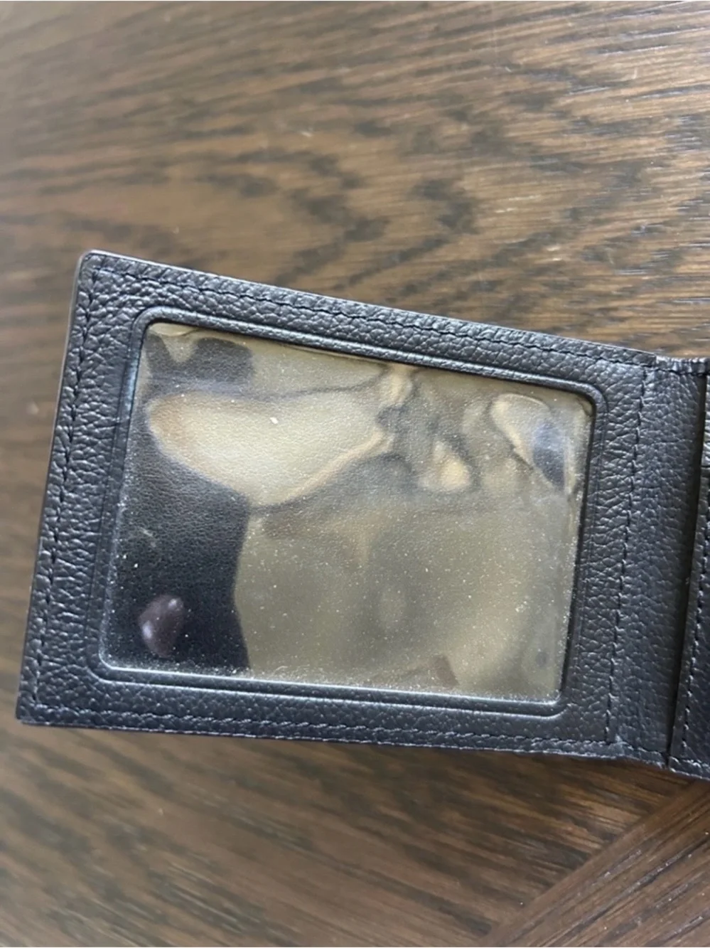 Coach Black Leather Men’s Bi-Fold Card & Key Holder-NWOT